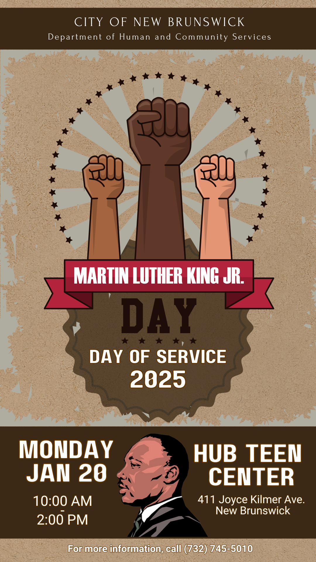 MLK Jr. Day of Service 2025 Flyer