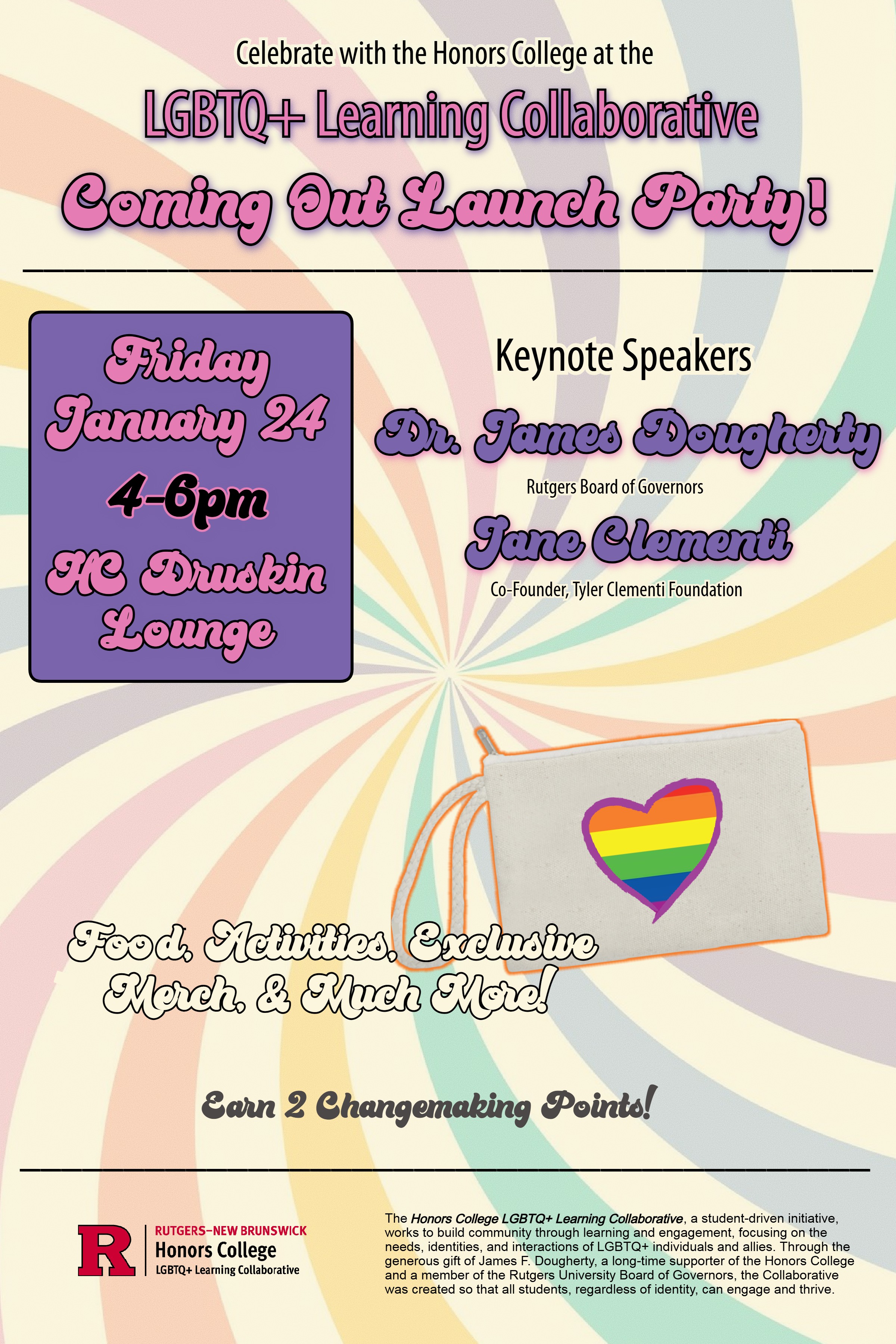 LGBTQ+ Learning Collaborative Coming Out Launch Party