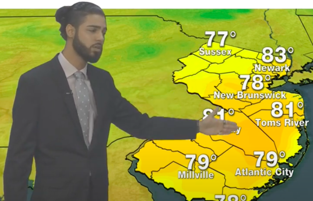 Meet the Bayonne man taking broadcast meteorology by storm Honors College