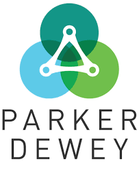 Image of the Parker Dewey logo linked to the Honors College Parker Dewey website