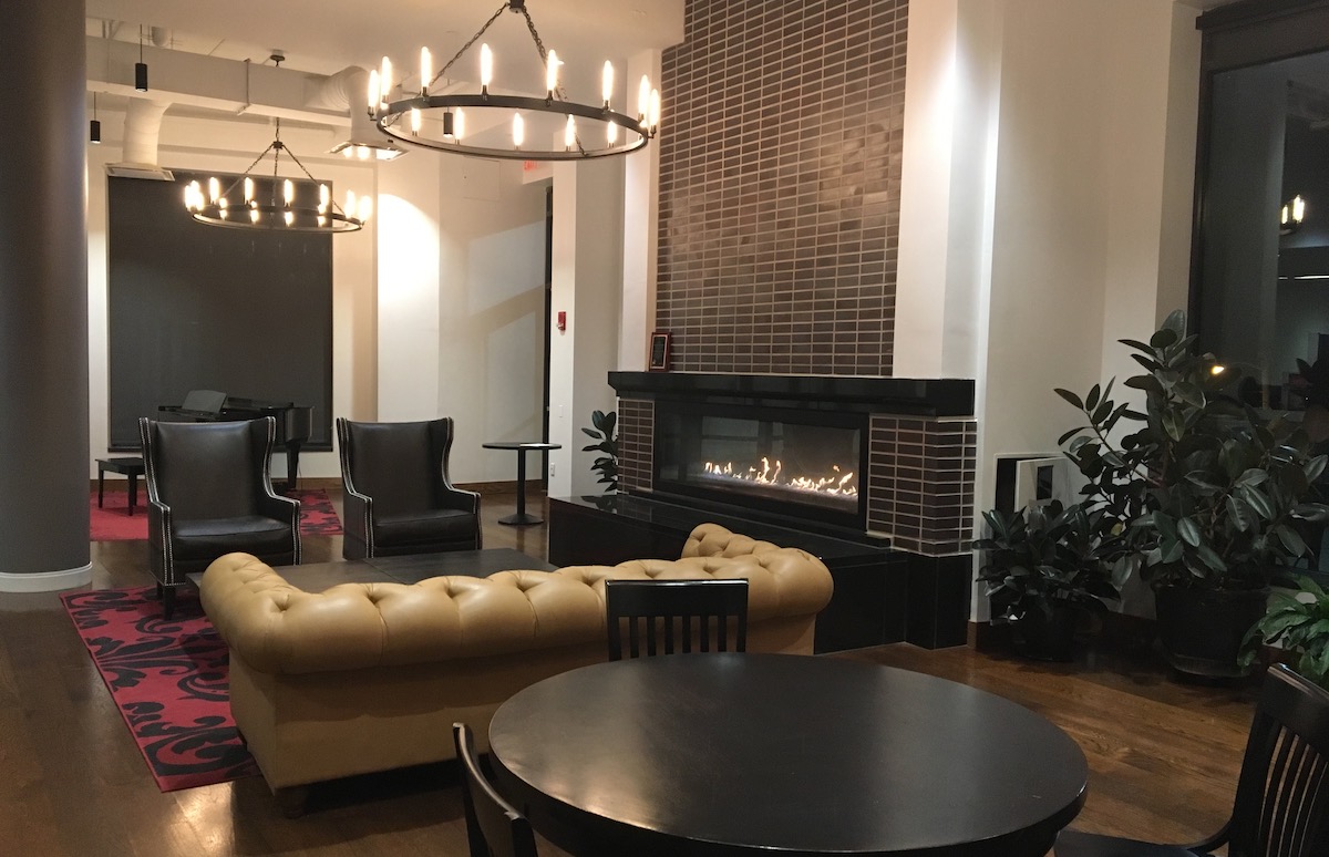 Photo of the Honors College Fireside Lounge