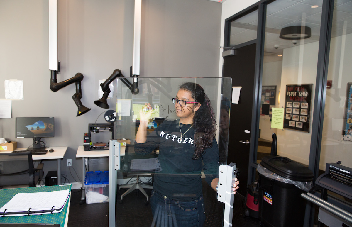 Photo of the Rutgers Makerspace at the Honors College building