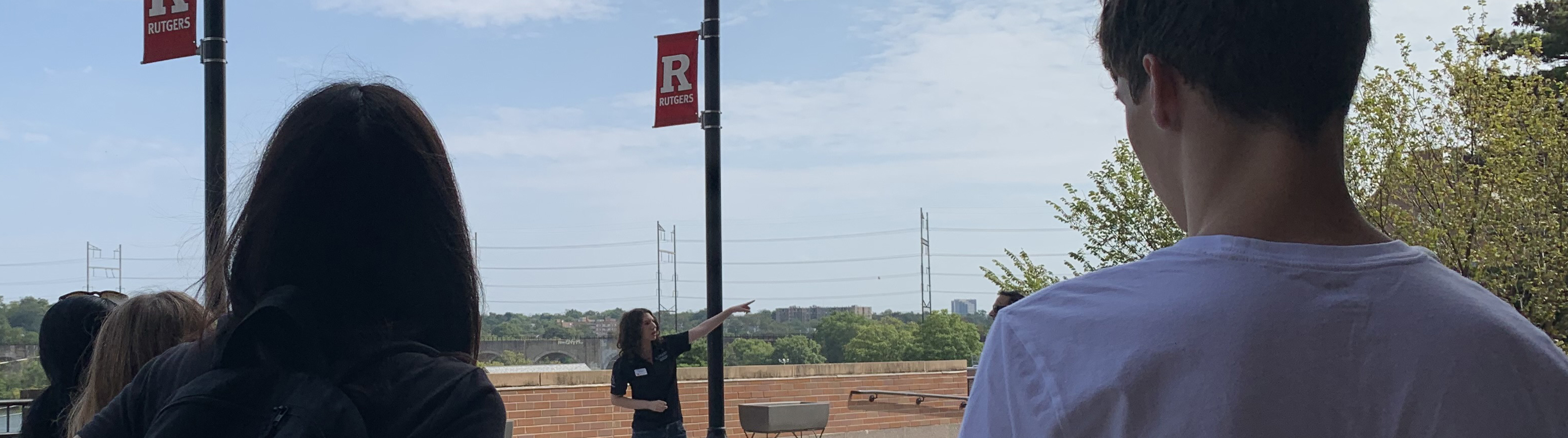Photo showing guests on a tour of the building
