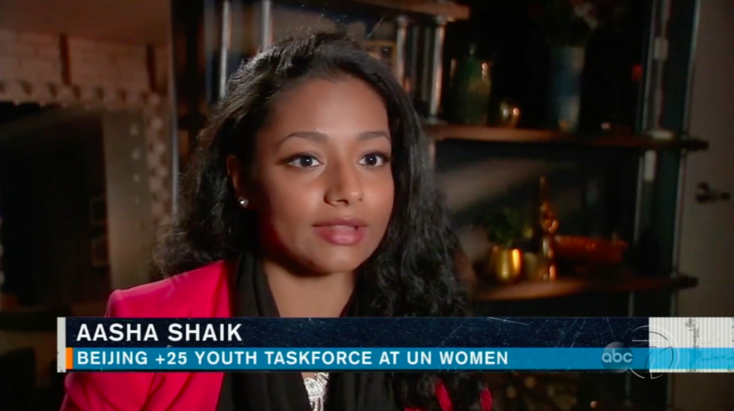 Aasha Shaik featured in "Celebrate Equality: The Future of Women's Rights"