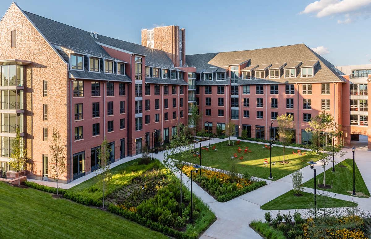 Photo of the Honors College main building