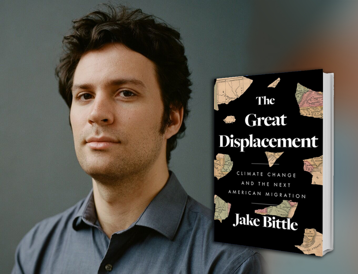 Photo of Dr. Bittle and his book The Great Displacement