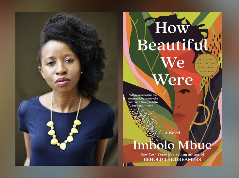 A visual showing the cover of the book How Beautiful We Were and the author's photo