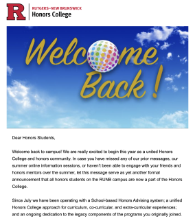 Student Newsletter August 28, 2025
