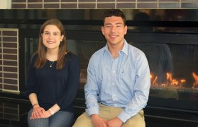 Caroline Kratka and Samuel Snyder - 2019 Changemaker Award recipients