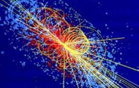 Illustration of proton-proton collision